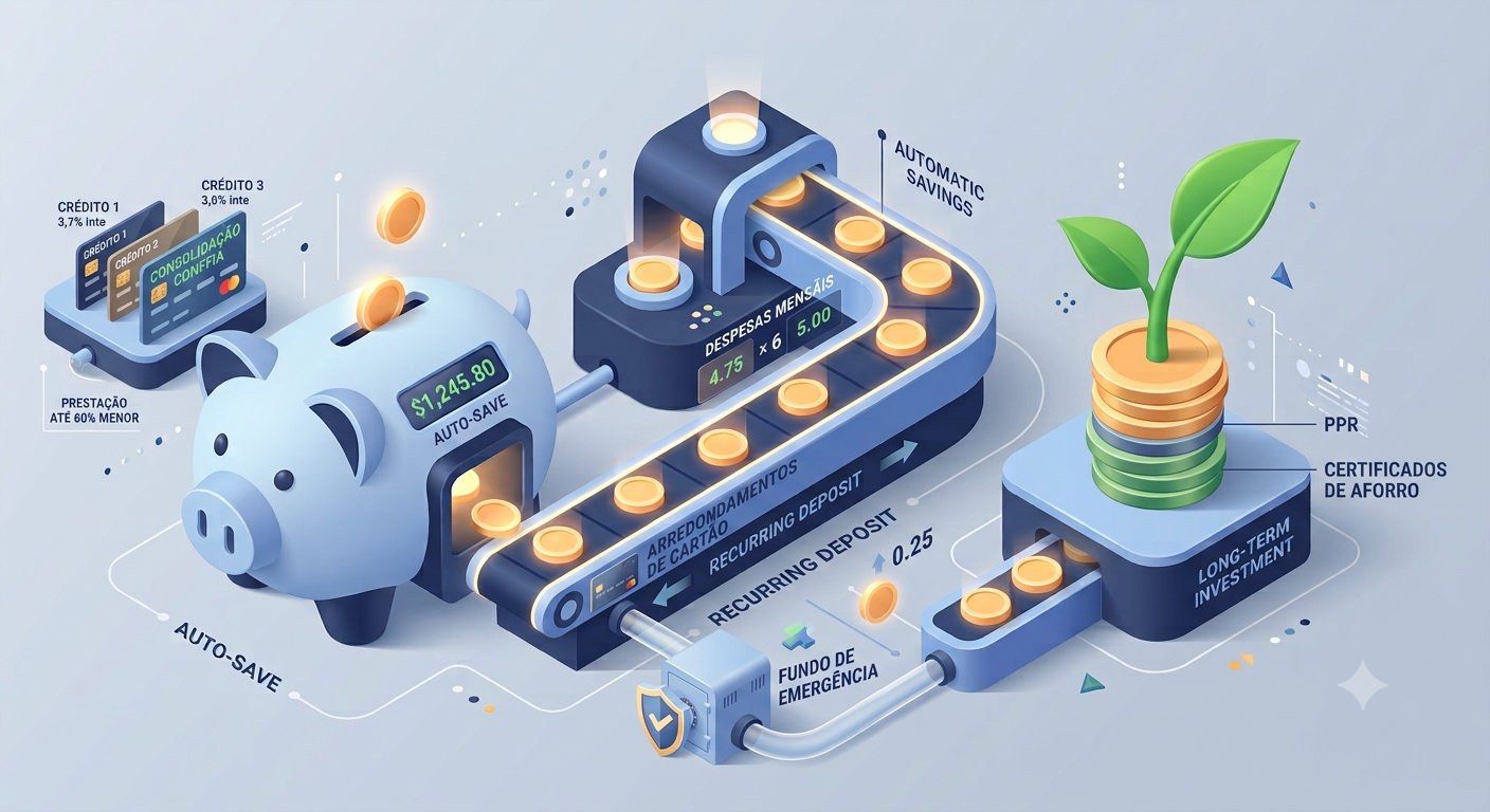 Poupança automática: como criar hábitos financeiros que perduram